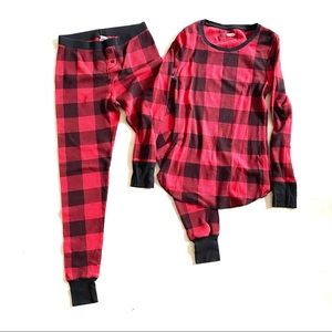 Buffalo Plaid Loungewear Pajama Set